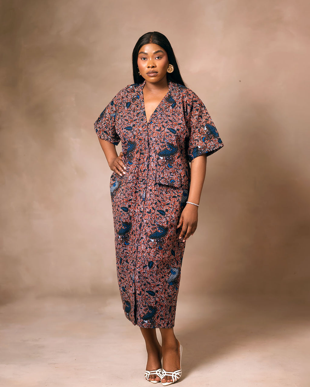 Kaftan Shirt Dress