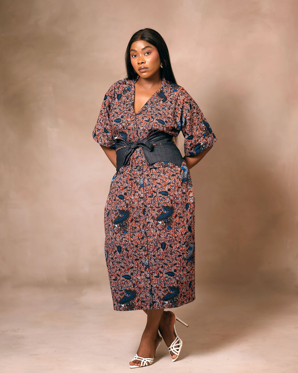 Kaftan Shirt Dress